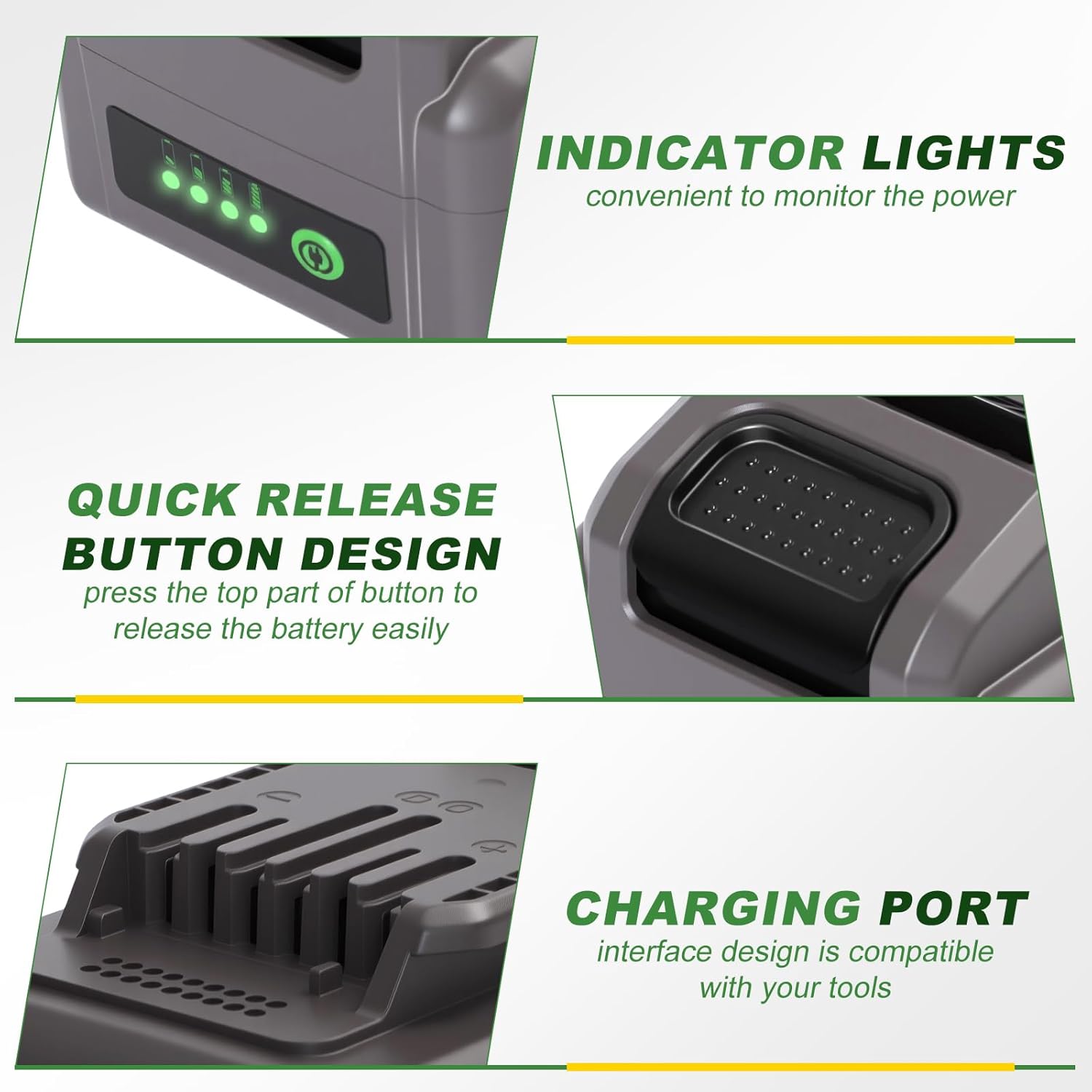 24V Battery for Flex Tools: 6Ah 24 Volt Lithium Battery Replacement for Flex Power Tool Lithium-ion FX0111 FX0121 FX0221 FX0311 FX0331 FX0341